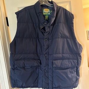 Cabela's Blue Goose Down Quilt 
 Outdoor Vest.